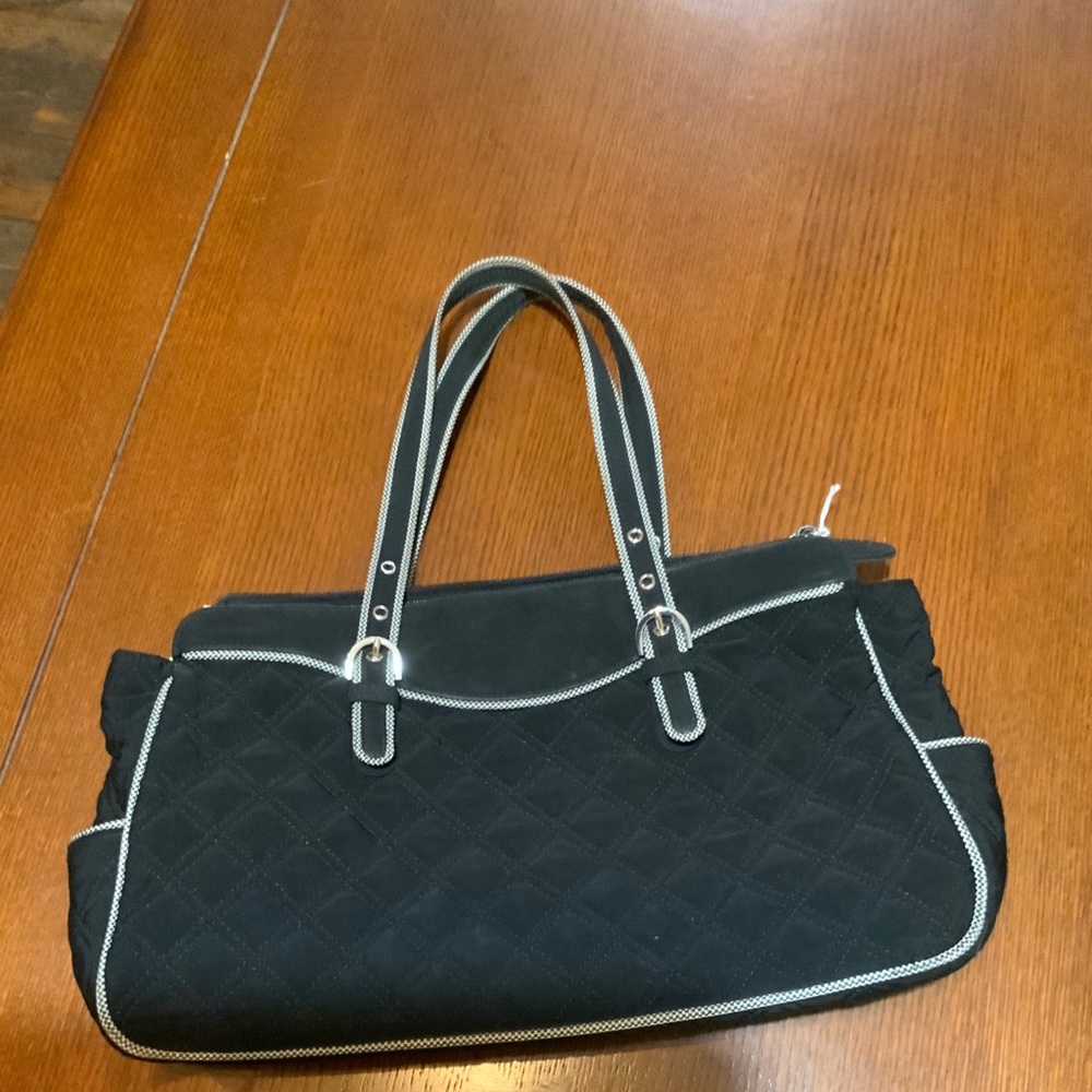 Vera Bradley Classic Black Quilt Purse Handbag